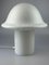 Deutsche Vintage Mushroom Tischlampe aus Glas von Peill & Putzler, 1970er 10