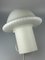 Deutsche Vintage Mushroom Tischlampe aus Glas von Peill & Putzler, 1970er 4