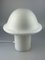 Deutsche Vintage Mushroom Tischlampe aus Glas von Peill & Putzler, 1970er 11
