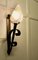 French Gothic Iron Wall Light, 1890s 6
