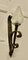French Gothic Iron Wall Light, 1890s, Image 3