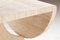 Praying Games Table in Travertine by Dooq Details 4