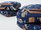 Ottomans in Blue Dedar Upholstery by Jacques Charpentier for Maison Jansen,1970s, Set of 2, Image 3