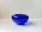 Mid-Century Sapphire Blue Glass Bowl by Per Lütken for Holmegaard, 1970s 2