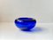 Mid-Century Sapphire Blue Glass Bowl by Per Lütken for Holmegaard, 1970s, Image 2
