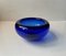 Mid-Century Sapphire Blue Glass Bowl by Per Lütken for Holmegaard, 1970s 3