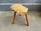 Italienischer Vintage Live Edge Beistelltisch oder Hocker aus Kastanienholz, 1970er 1