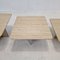 Tables Basses ou d'Appoint en Travertin, Italie, 1990s, Set de 3 8