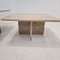 Italian Travertine Coffee or Side Tables, 1990s, Set of 3 10