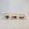 Tables Basses ou d'Appoint en Travertin, Italie, 1990s, Set de 3 6