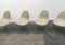 Sillas auxiliares Mid-Century de fibra de vidrio de Charles & Ray Eames con estampado a cuadros de Alexander Girard para Vitra, años 60. Juego de 4, Imagen 8