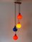 Four-Flamed Cascading Pendant Lamp by Peill & Putzler, Germany, 1970s, Image 6