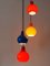 Four-Flamed Cascading Pendant Lamp by Peill & Putzler, Germany, 1970s 4