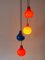 Four-Flamed Cascading Pendant Lamp by Peill & Putzler, Germany, 1970s 18