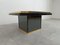 Table Basse Vintage en Laiton et Noir de Belgo Chrom / Dewulf Selection, 1970s 3