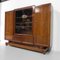 Large Art Deco Cabinet with Sliding Glass Doors, 1930s 46