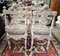 Vintage Carved and Lacquered Chairs, Set of 4 2