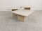 Vintage Travertine Nesting Tables, 1970s, Set of 3 8