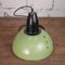 Industrial Green Suspension Lamp, Soviet Union, 1970s 7