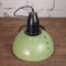 Lámpara de suspensión industrial verde, Unión Soviética, años 70, Imagen 7