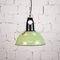 Industrial Green Suspension Lamp, Soviet Union, 1970s 2