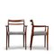 Rosewood Armchairs by Erling Torvits for Soro Stolefabriks, 1960s, Set of 2 2