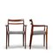 Rosewood Armchairs by Erling Torvits for Soro Stolefabriks, 1960s, Set of 2, Image 2