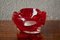 Vintage Ashtray in Red Murano Glass, Image 1