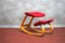 Sedia a dondolo vintage di Stokke, Immagine 9