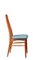 Chair Model Eva in Teak and Turquoise Wool Upholstery by Niels Koefoed for Koefoeds Møbelfabrik, 1960s 2