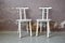White Wooden Chairs, Italy, 1980s, Set of 2 6