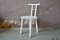 White Wooden Chairs, Italy, 1980s, Set of 2 8