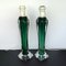 Mid-Century Modern Green Glass Table Lamps by Paul Kedelv for Flygsfors, Sweden, 1950s, Set of 2, Image 6