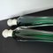 Mid-Century Modern Green Glass Table Lamps by Paul Kedelv for Flygsfors, Sweden, 1950s, Set of 2 9