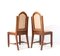 Art Deco Amsterdamse School Dining Chairs in Walnut by Fa. Drilling, 1924, Set of 4 3