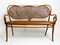 Bench No. 5 in Beech, Plywood and Wickerwork by Thonet Vienna, 1858, Image 1