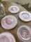 Pink Plates in Puffed Glass, 1960s, Set of 12, Image 19