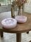 Pink Plates in Puffed Glass, 1960s, Set of 12 6