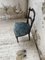 Napoleon III Blue Velvet Chair 10