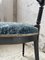 Napoleon III Blue Velvet Chair 27