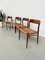 Model 75 Straw Chairs by Niels Otto Møller, 1950s, Set of 4, Image 8