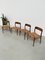 Model 75 Straw Chairs by Niels Otto Møller, 1950s, Set of 4 2