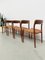 Model 75 Straw Chairs by Niels Otto Møller, 1950s, Set of 4, Image 14
