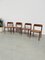 Model 75 Straw Chairs by Niels Otto Møller, 1950s, Set of 4, Image 58