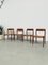 Model 75 Straw Chairs by Niels Otto Møller, 1950s, Set of 4, Image 12