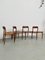 Model 75 Straw Chairs by Niels Otto Møller, 1950s, Set of 4, Image 51