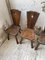 Popular Art Savoyard Oak Chairs, 1950s, Set of 6 40