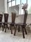 Popular Art Savoyard Oak Chairs, 1950s, Set of 6 12