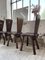 Popular Art Savoyard Oak Chairs, 1950s, Set of 6, Image 12