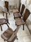 Popular Art Savoyard Oak Chairs, 1950s, Set of 6 50
